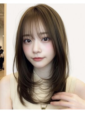 hum 立川【ハム】髪質改善・酸性ストレート・縮毛矯正 ココアベージュ/オリーブグレー/小顔/黒髪[立川/髪質改善]