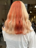 ラック 津田沼(LUCK)&nbsp;オレンジ/ホワイトブロンド/デザインカラー/ブリーチ