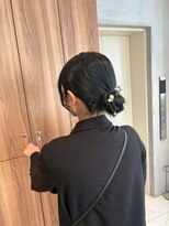 ガリカ 博多(Gallica)&nbsp;<リコ/ヘアセット>カチモリアップ/お団子アップのヘアセット