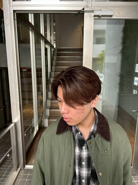 クレア 下北沢(CREA) メンズカットセンターパート