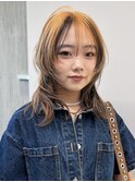 ハイトーンカラーブリーチカラーブロンドシルバー韓国レイヤー