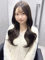 ジエクト カナウ(The Ect canow) オリーブグレージュ/レイヤーカット/顔まわりカット