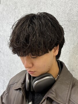 ビカムメンズヘアー 栄店(become men's hair) アイロンセット風パーマ/ライトパーマ
