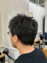 ハノン バイ リンクス 大宮(Hanon by LINKTH)&nbsp;刈り上げなし/メンズカット/アップバングショート