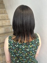 バズ(BUZZ)&nbsp;オレンジのインナーカラー★秋山