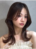 ブリーチなし/韓国風巻/レイヤーカット/髪質改善/縮毛矯正/銀座