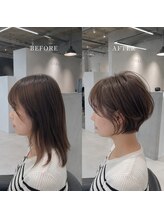 軟毛でも叶う、ふんわりショートヘア