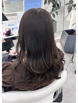 アーチバイケンジ(arch by kenje) オリーブグレージュレイヤーカットダブルカラー
