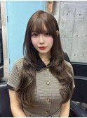 ダークブルー/デジタルパーマ/ワンホンレイヤー[渋谷]