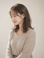 ページボーイ 瓦町店(PAGE BOY)&nbsp;顔まわりレイヤーロング/ナチュラルウェーブ/小顔大人ロング