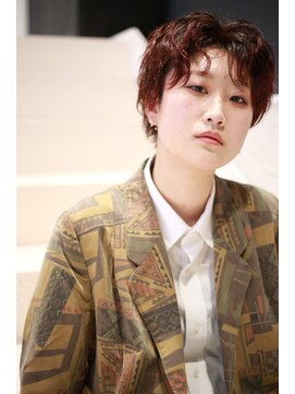 アールハーツ 峰店(R-HEARTS) 《R-HEARTS峰店》☆クセ毛を活かしたパーマ風ショート☆