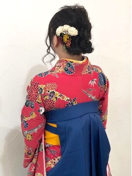 ネオリーブアオバ 高田馬場店(Neolive aoba) 【高田馬場/aoba】 卒業式袴着付け＆ヘアセット