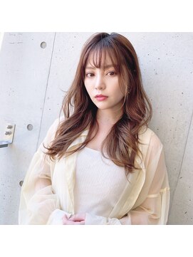 リコバイアフロート(riko by afloat) シースルー小顔バング×フェミニンレイヤー【riko立野】