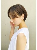 長め前髪 ショートスタイル