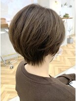 ロミー 本厚木(ROMMY.)&nbsp;ひし形シルエット/小顔ショート/ハイライト/白髪ぼかしROMMY田中