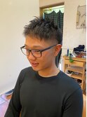 フェード&ツイストパーマ