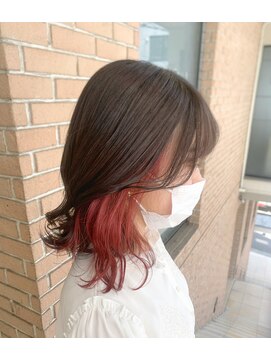 サロンドミルク 原宿(salon de MiLK) インナーピンクカラー