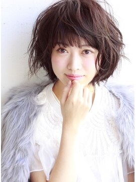 ラルジュ(large) 【large】大人かわいいショートボブ　/大人ボブパーマ