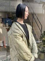 オムズドット(om's dot)&nbsp;ミニボブ×ネイビー（お客様スタイル）