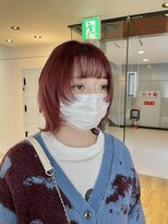 エヌプラス(N+)&nbsp;くびれヘアアプリコットオレンジ夏ハイライトカラー