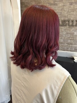 ヘアーデザイン アズール(Hair Design Azur) 【Azur】 Cherry red