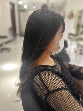 エース 春日部店(A) オレンジイヤリングカラー