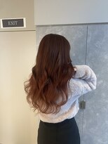 ガルボヘアー 名古屋栄店(garbo hair)&nbsp;#名古屋#栄#プルエクステ#カラー#暖色#10代#20代#馴染み抜群