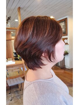 リビングヘアルーム(LIVING HAIR ROOM) ショートボブ