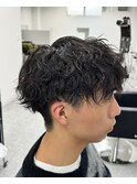 ［BRIGHT］マッシュ×波巻きパーマ［静岡/メンズ/静岡駅］