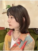◆ミディアムレイヤー/レイヤーカット/銀座/くびれヘア/黒髪