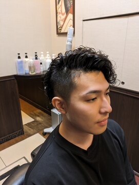 バーバーリング メソッド(BARBERING METHOD) アシンメトリーアクティブパーマ