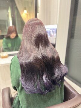 ヘアースタジオ ミツル(hair studio 326) ラベンダーパープルグラデーション