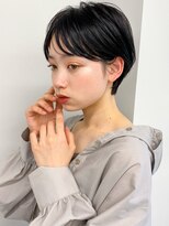 スタートウキョウ 渋谷駅(STAR TOKYO) 20代30代ショートヘア韓国風レイヤー小顔カットブラックアッシュ