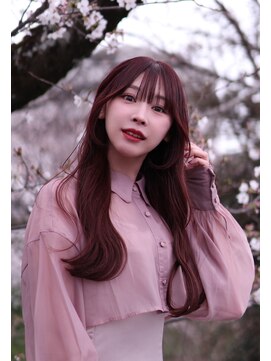 イロ(iro) 春のチェリーピンクブラウン【大人可愛い前髪顔まわり】