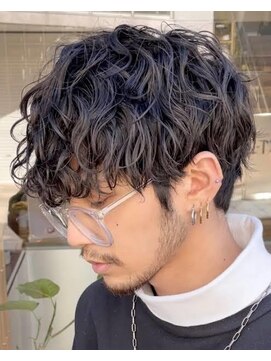 ミノワ(Minowa) メンズバング巻きゆるふわニアンススタイル