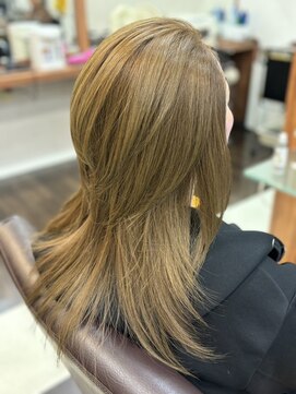 シーズンプラス(SEASON PLUS) 絶壁解消/くびれ/大人可愛い/ロングウルフ/40代/ミセスヘア15A