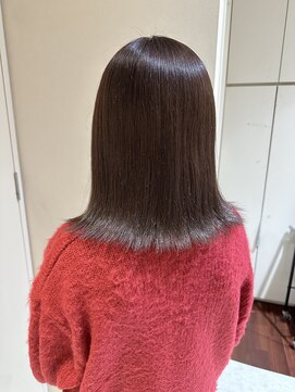 ロンドルピナス 小倉(Lond Lupinus) ブルーブラック/ワイドバング/美髪のススメ/外ハネボブ/北九州