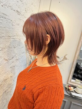 ラム(L'am) ミディアム/カット/レイヤー/ウルフ/高松