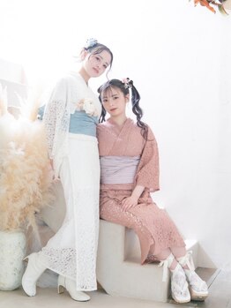 レア(Le'a)の写真/【仙台初】ドライフラワー撮影スタジオ併設◇手ぶら浴衣レンタルプランあり/花火大会/夏祭り/ペア割も◎