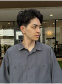 オールバックパーマ/大人メンズパーマ/メンズショートパーマ