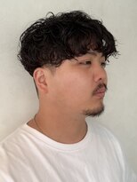 ヘアアンドメイク エジェリ(hair&make egerie) 刈り上げマッシュ×無造作波巻きパーマ