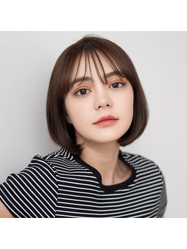 モンド ヘアクリエーション 下荒田店(monde hair creation) 【monde】髪質改善カラー×シースルーバング×レイヤーカット