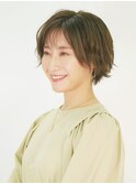 ゆるふわショート[溝の口/髪質改善/縮毛矯正/白髪ぼかし]