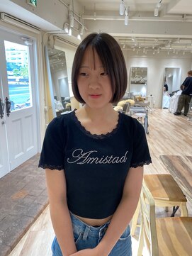 カナージュ(Canage) 暗めカラーショートボブ