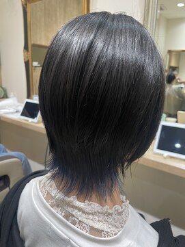 クリック 武蔵新城店(CLiC) インナーカラーブルー