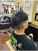 ツイストスパイラルパーマ　メンズマッシュ　佐世保