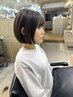 前髪顔周り矯正+デザインカット ¥13200→¥11880