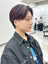 ノエ(noe)&nbsp;センターパート/メンズ/MEN’S/メンズカット/栄/c27