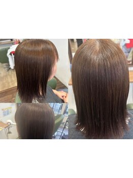 ◇柔らかな・自然なストレート◇1度体感すると違いが分かる★艶のあるナチュラルストレートが叶う！