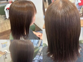 ピース(peace)の写真/◇柔らかな・自然なストレート◇1度体感すると違いが分かる★艶のあるナチュラルストレートが叶う!